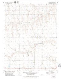 REXFORD NE, KS HISTORICAL MAP GEOPDF 7.5