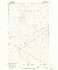 BLACKFOOT, MT HISTORICAL MAP GEOPDF 7.5X