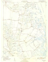 MATHEWS, VA HISTORICAL MAP GEOPDF 7.5X7.