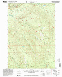 GARWOOD BUTTE, OR HISTORICAL MAP GEOPDF