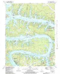 LAKE OZARK, MO HISTORICAL MAP GEOPDF 7.5