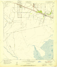 HITCHCOCK, TX HISTORICAL MAP GEOPDF 7.5X