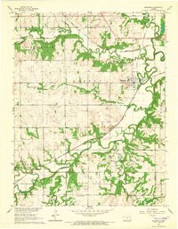 QUENEMO, KS HISTORICAL MAP GEOPDF 7.5X7.