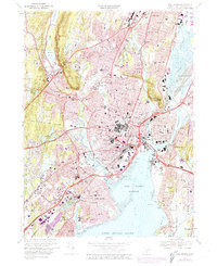 NEW HAVEN, CT HISTORICAL MAP GEOPDF 7.5X