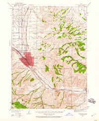 POCATELLO, ID HISTORICAL MAP GEOPDF 15X1