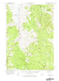 CALAMITY BUTTE, OR HISTORICAL MAP GEOPDF