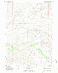 MEADOW CANYON, WY HISTORICAL MAP GEOPDF