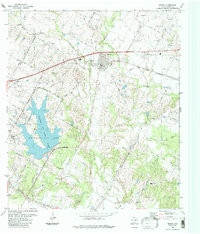 MANOR, TX HISTORICAL MAP GEOPDF 7.5X7.5