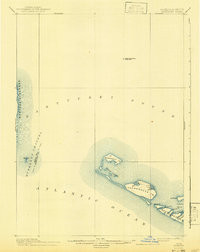MUSKEGET, MA HISTORICAL MAP GEOPDF 15X15