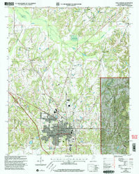 HOLLY SPRINGS, MS HISTORICAL MAP GEOPDF