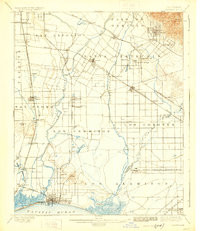 DOWNEY, CA HISTORICAL MAP GEOPDF 15X15 G