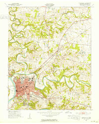 CLARKSVILLE, TN HISTORICAL MAP GEOPDF 7.