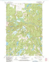 FROG LAKE, WI HISTORICAL MAP GEOPDF 7.5X