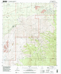 ORACLE, AZ HISTORICAL MAP GEOPDF 7.5X7.5