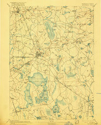 MIDDLEBORO, MA HISTORICAL MAP GEOPDF 15X