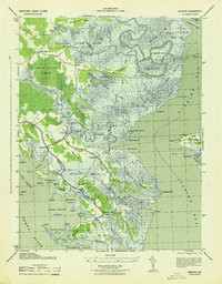 WINGATE, MD HISTORICAL MAP GEOPDF 7.5X7.
