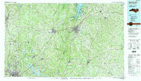 HENDERSON, NC HISTORICAL MAP GEOPDF 30X6