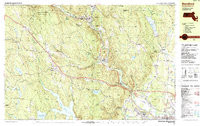 BLANDFORD, MA HISTORICAL MAP GEOPDF 7.5X
