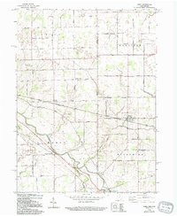 WREN, OH-IN HISTORICAL MAP GEOPDF 7.5X7.