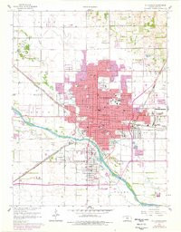 HUTCHINSON, KS HISTORICAL MAP GEOPDF 7.5