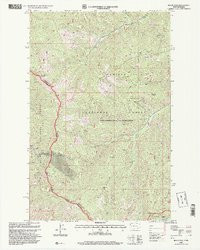 BLACK PEAK, MT-ID HISTORICAL MAP GEOPDF