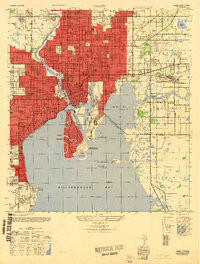 TAMPA, FL HISTORICAL MAP GEOPDF 7.5X7.5
