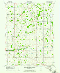 DEERFIELD, IN HISTORICAL MAP GEOPDF 7.5X