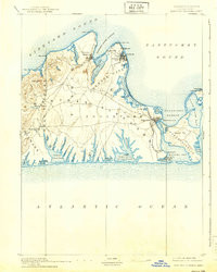 MARTHAS VINEYARD, MA HISTORICAL MAP GEOP