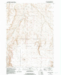 PENCE BUTTE, ID HISTORICAL MAP GEOPDF 7.