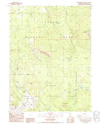 WEST PROSPECT PEAK, CA HISTORICAL MAP GE