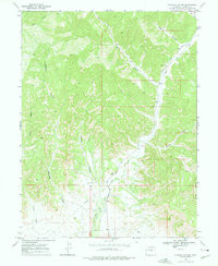 HOWARD CANYON, CO HISTORICAL MAP GEOPDF