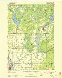 RICE LAKE, WI HISTORICAL MAP GEOPDF 15X1