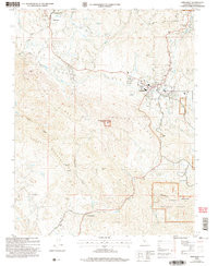 AHWAHNEE, CA HISTORICAL MAP GEOPDF 7.5X7