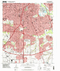 OAK CLIFF, TX HISTORICAL MAP GEOPDF 7.5X
