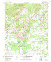 GOLDEN, OK HISTORICAL MAP GEOPDF 7.5X7.5