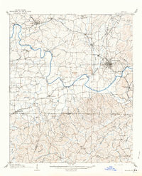 STILESBORO, GA HISTORICAL MAP GEOPDF 15X