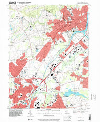 PRINCETON, NJ HISTORICAL MAP GEOPDF 7.5X