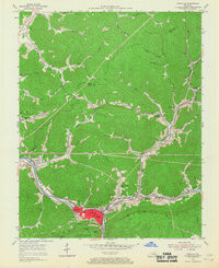 PINEVILLE, KY HISTORICAL MAP GEOPDF 7.5X