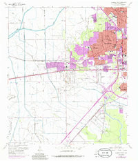 BEAUMONT WEST, TX HISTORICAL MAP GEOPDF