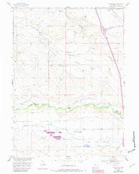 LEWIS FLAT, WY HISTORICAL MAP GEOPDF 7.5
