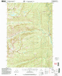 ENOS LAKE, ID HISTORICAL MAP GEOPDF 7.5X