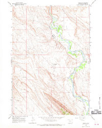 SPENCE, WY HISTORICAL MAP GEOPDF 7.5X7.5