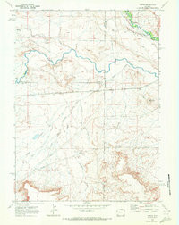 VERNE, WY HISTORICAL MAP GEOPDF 7.5X7.5
