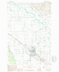 BELGRADE, MT HISTORICAL MAP GEOPDF 7.5X7