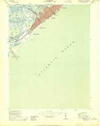 WILDWOOD, NJ HISTORICAL MAP GEOPDF 7.5X7