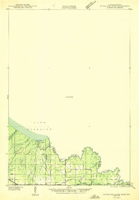 LITTLE GIRLS POINT, WI-MI HISTORICAL MAP