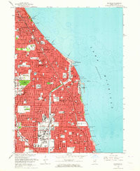 EVANSTON, IL HISTORICAL MAP GEOPDF 7.5X7