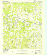 LEARY, TX HISTORICAL MAP GEOPDF 7.5X7.5