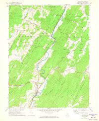 FRANKLIN, WV HISTORICAL MAP GEOPDF 7.5X7