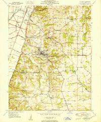 COLUMBIA, IL HISTORICAL MAP GEOPDF 7.5X7